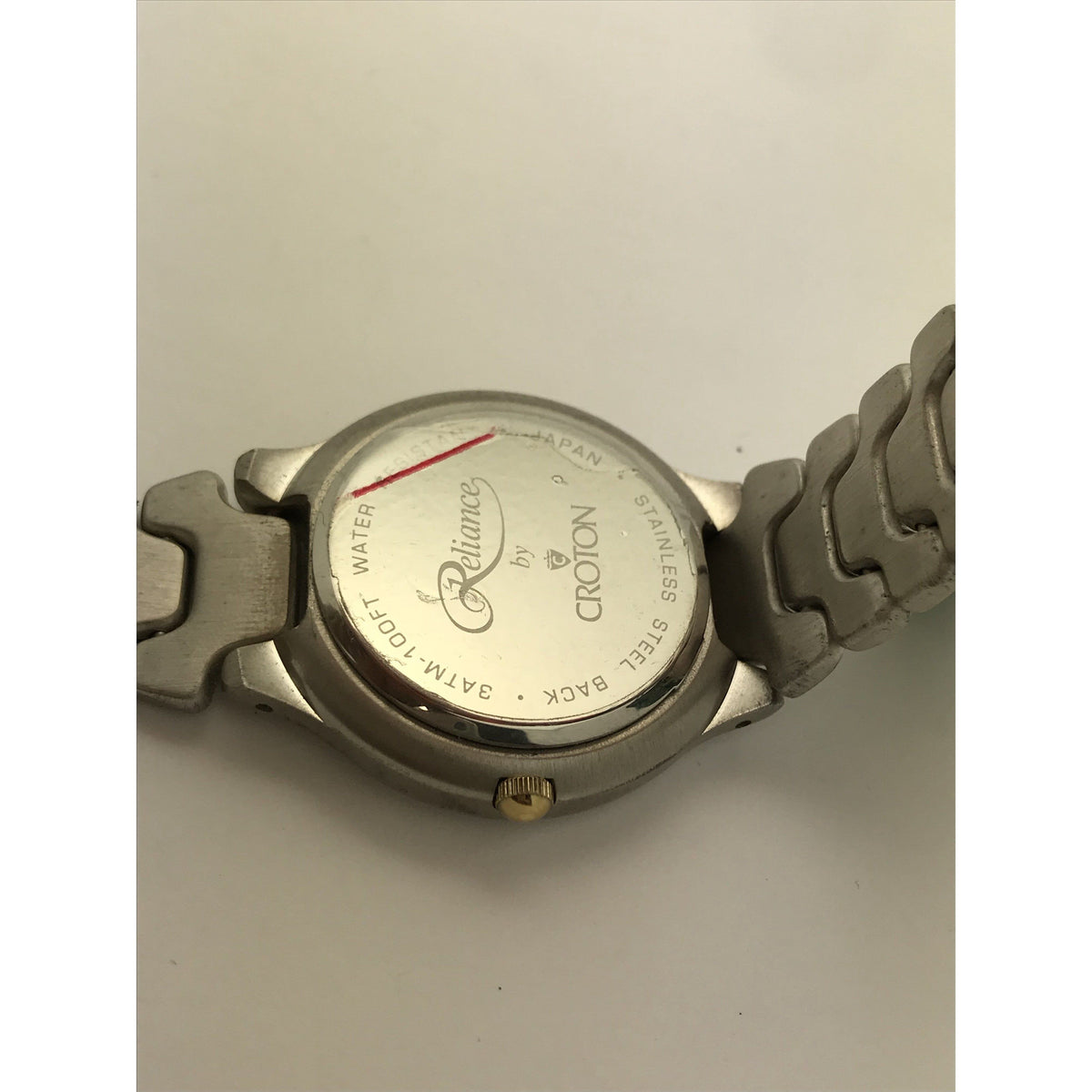 Croton Reliance Men's Quartz White Dial Two Tone Stainless Steel Watch R13643W