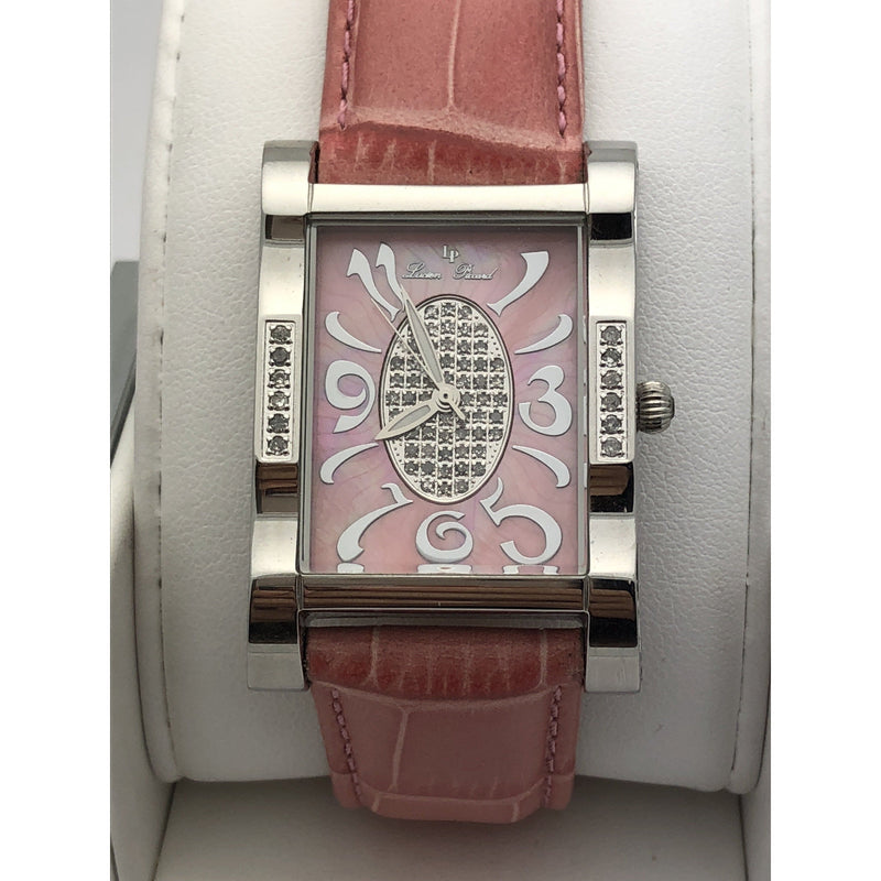 Lucien Piccard Ladies Pink Dial Stainless Steel Case Pink Brand Watch 1B-323