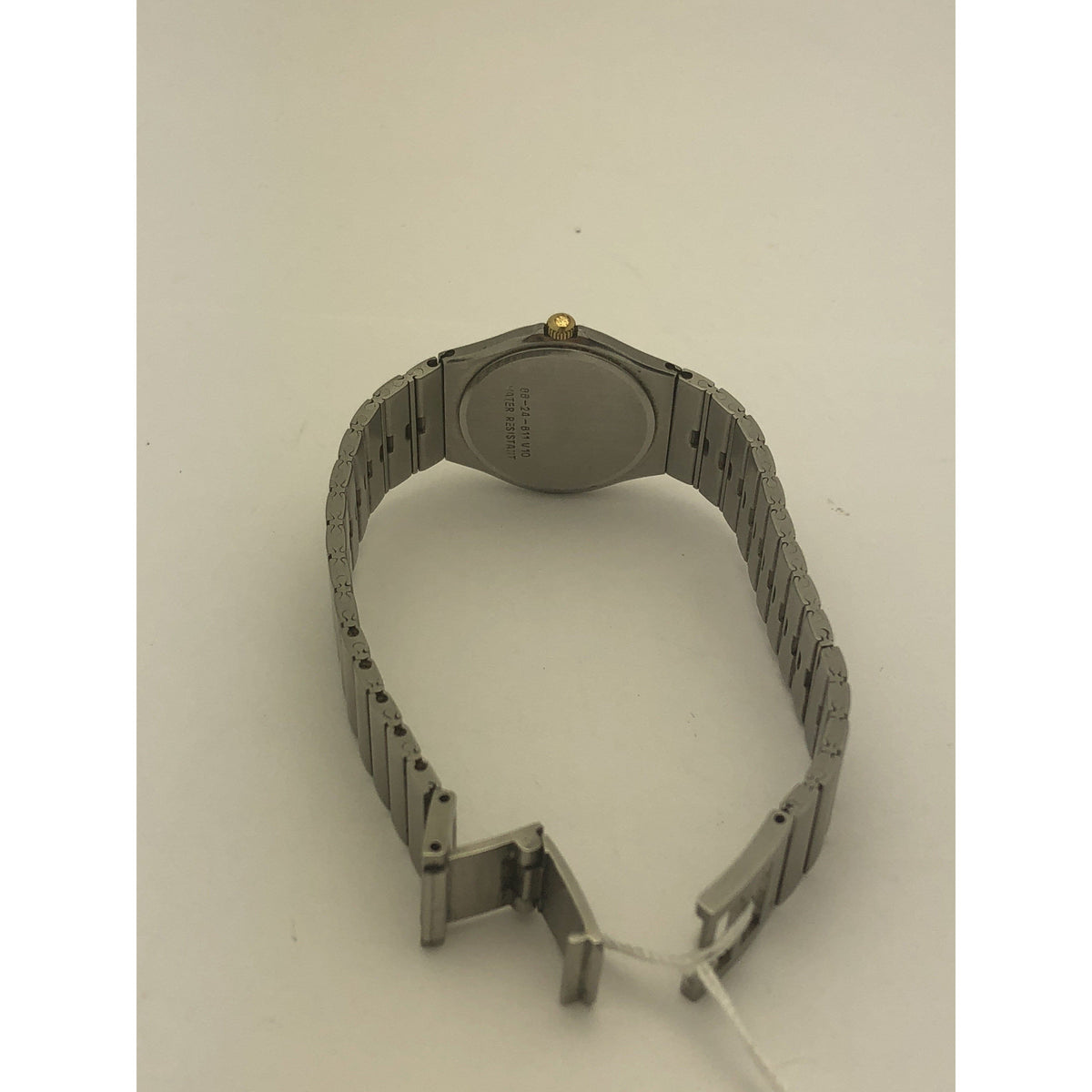 Movado Ladies Gray Dial Two Tone Stainless Steel Bracelet Watch 0601790