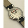 Movado Ladies White Dial Black Leather Strap Watch 0602836