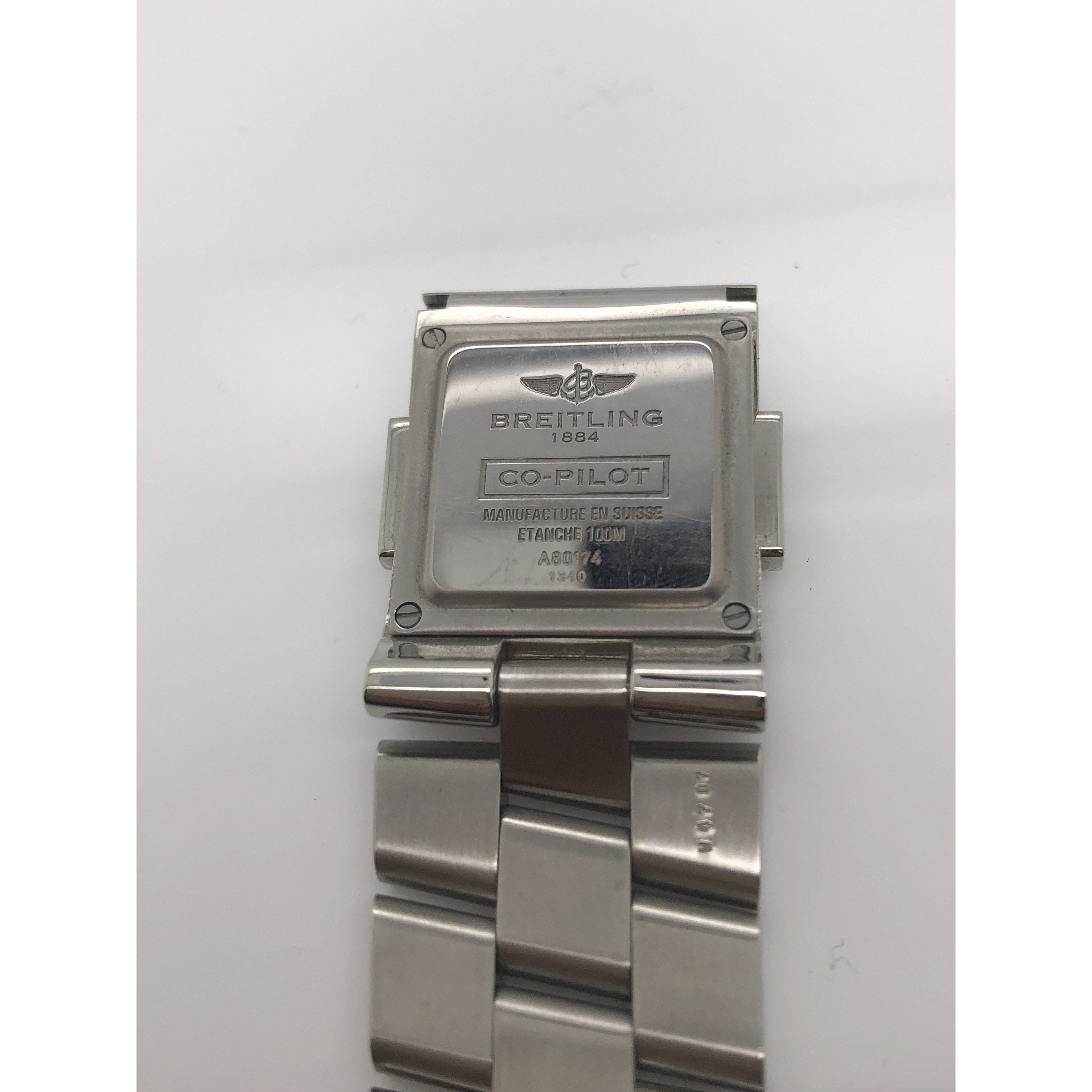 Breitling Professional Co-Pilot Stainless Steel Band Bracelet 22