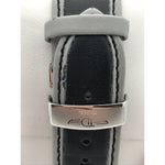 TDiezel Men's Mother of Pearl Dial Black/Gray Leather Band Watch RS-8363M