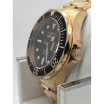 Invicta Men's Black Dial Rose Gold Tone Stainless Steel Bracelet Watch 14541