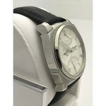 Jorg Gray Men's Square Silver Dial Black Leather Band Watch JG1040-14 101185
