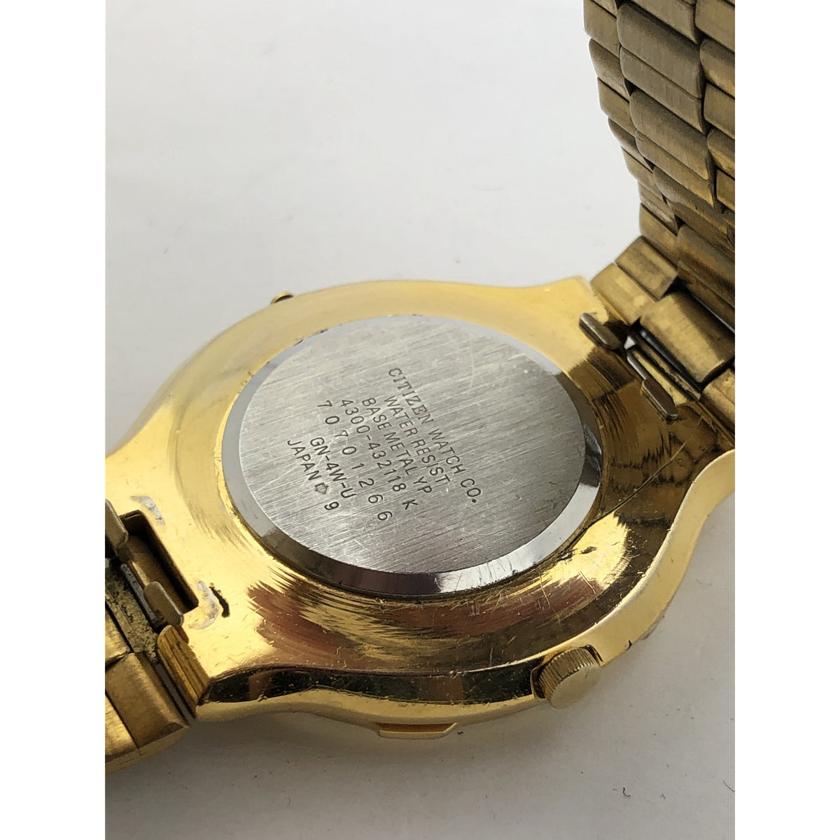 Citizen Men's Gold Tone Dial Gold Tone Base Metal Bracelet Watch 70701266