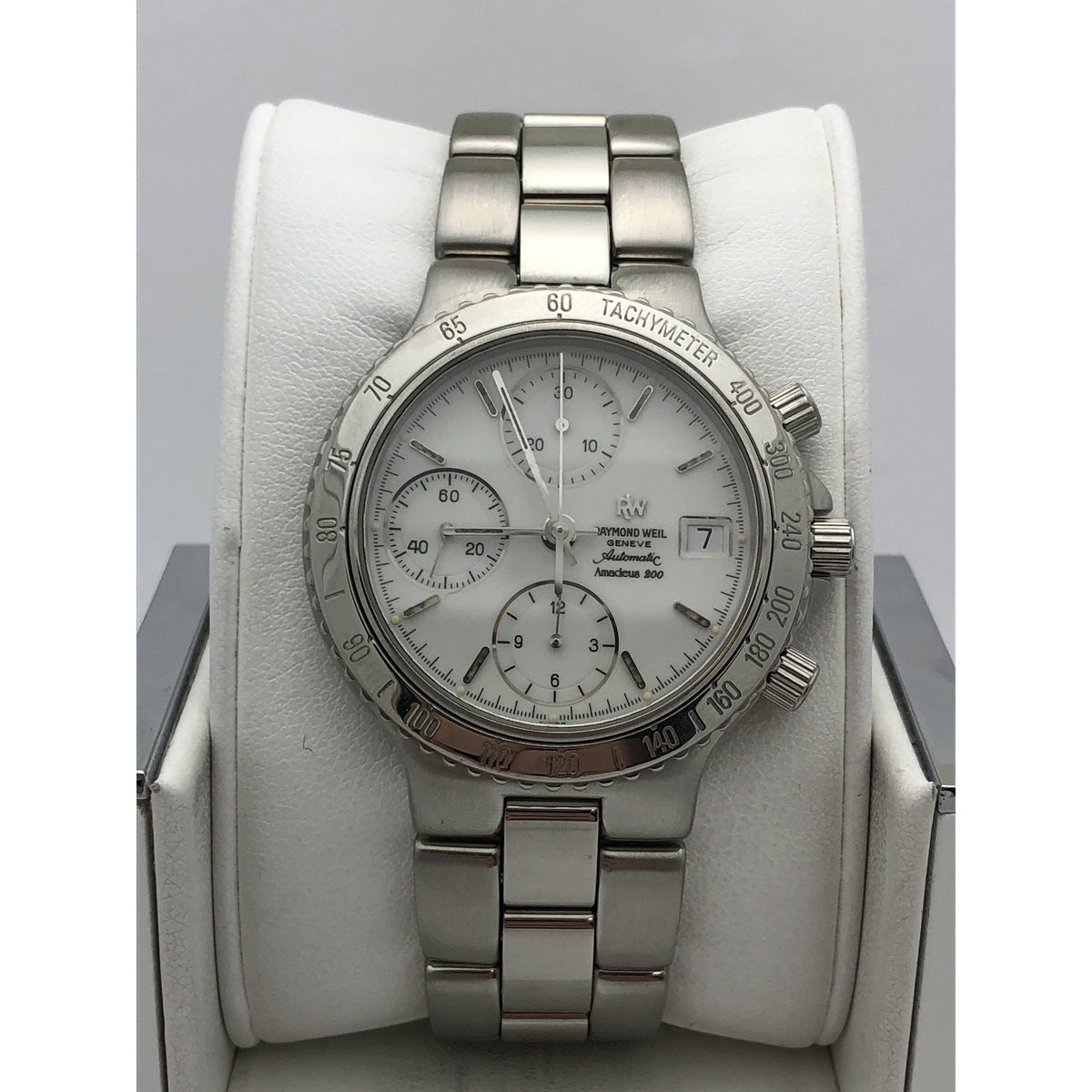 Raymond Weil Geneve Amadeus 200 Unisex White Dial Automatic Watch 7701