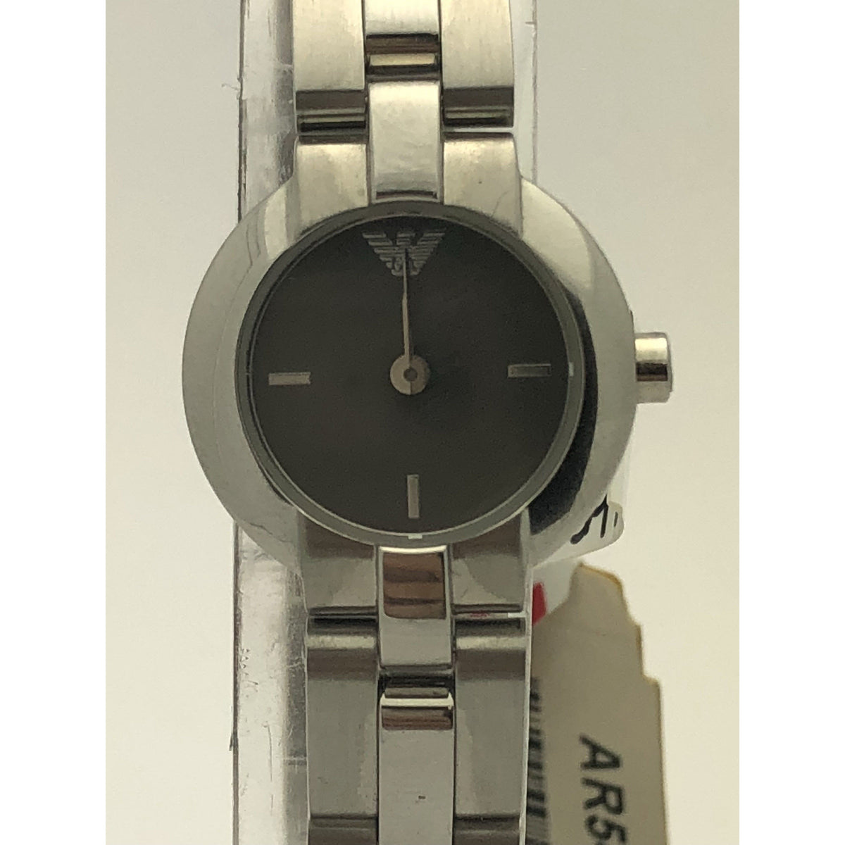 Emporio Armani Ladies Silver Case and Band Stainless Steel Watch AR5447