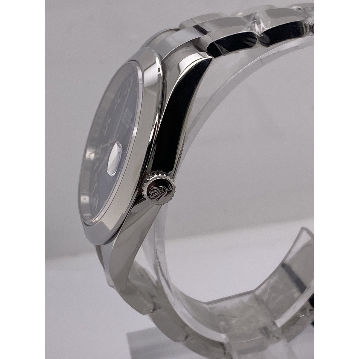 Rolex Men's Oyster Perpetual Datejust 41 Blue Dial Silver Oyster Bracelet Watch