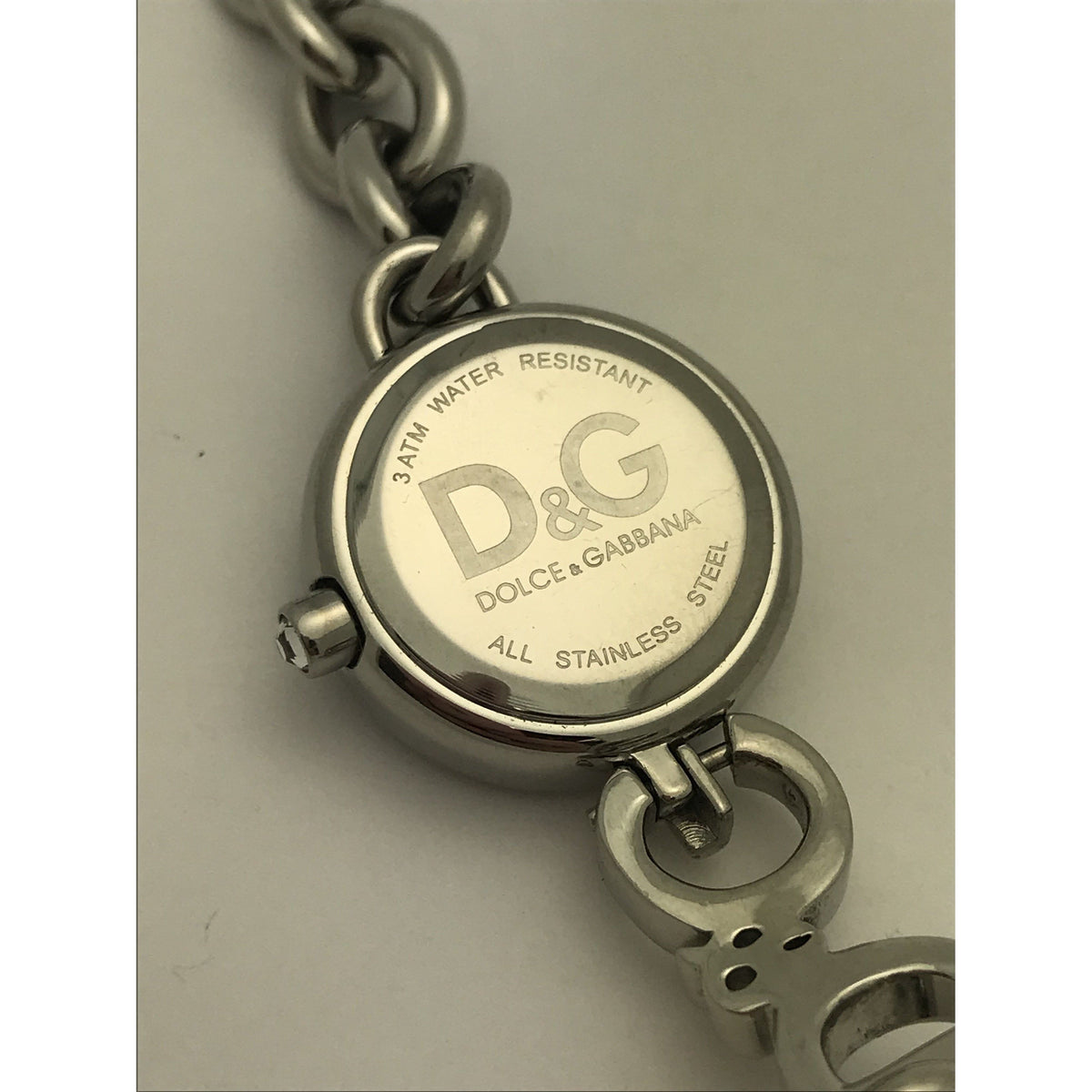 Dolce & Gabbana Women's Brim Black Dial Stainless Steel Watch DW0531
