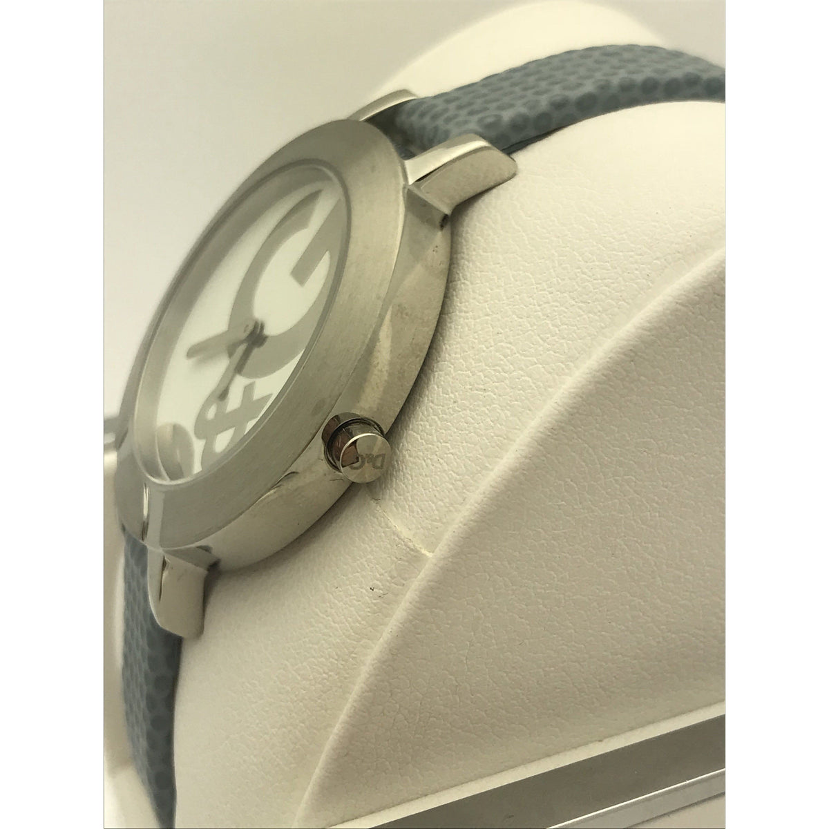 Dolce & Gabbana Women's Light Blue Leather Strap Watch DW0598