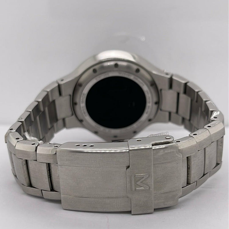 Movado Series 800 Men's Blue Dial Silver Tone Stainless Steel Bracelet Watch 2600013