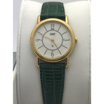 Citizen Ladies White Dial Green Leather Strap Watch 0082916