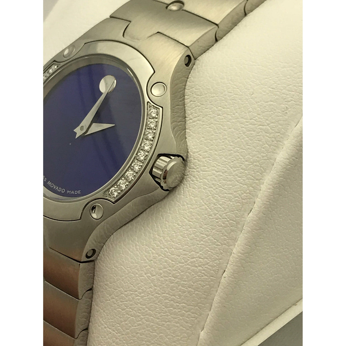 Movado Ladies SE Sports Edition Royal Blue Dial Stainless Steel Bracelet Watch 0604837