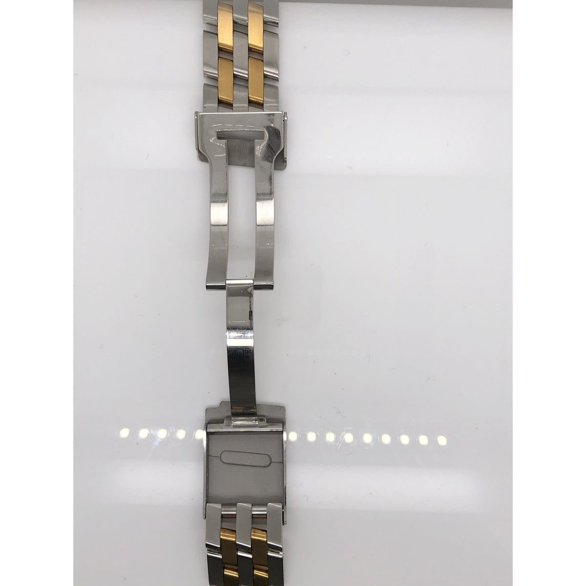 Breitling Two Tone Stainless Steel Strap Deployment Buckle 20-18mm 366D