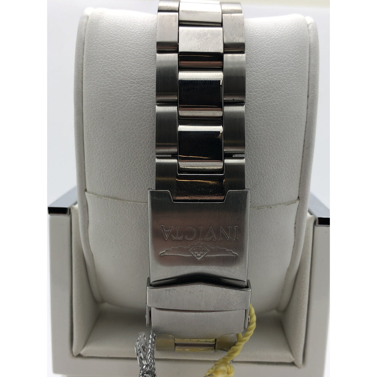 Invicta Men's Black Dial Silver Tone Stainless Steel Bracelet Watch 7050