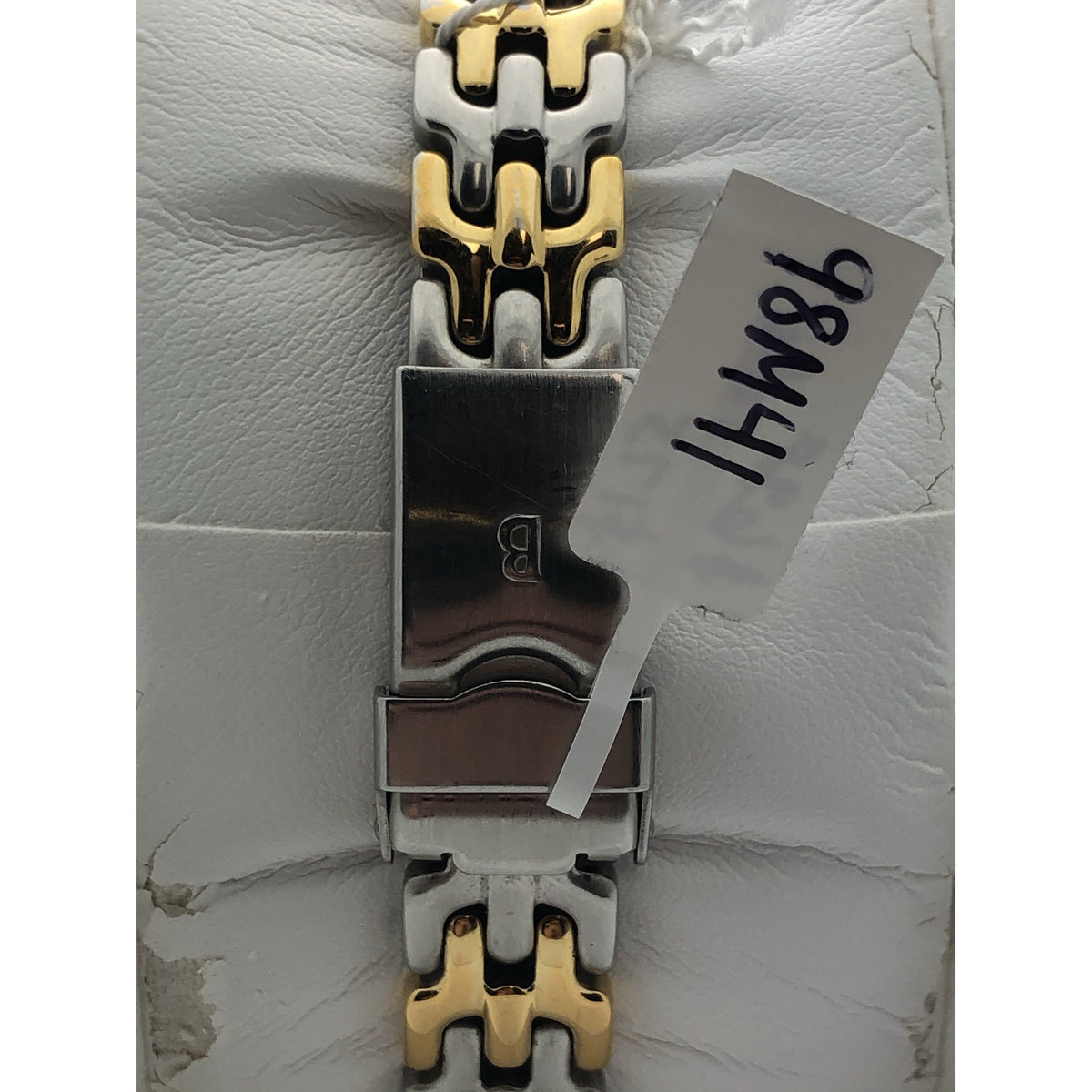 Bulova Ladies Marine Star Gold Tone Dial Two Tone Stainless Steel Watch 98M41