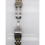 Breitling Two Tone Stainless Steel Strap Deployment Buckle 20-18mm 366D