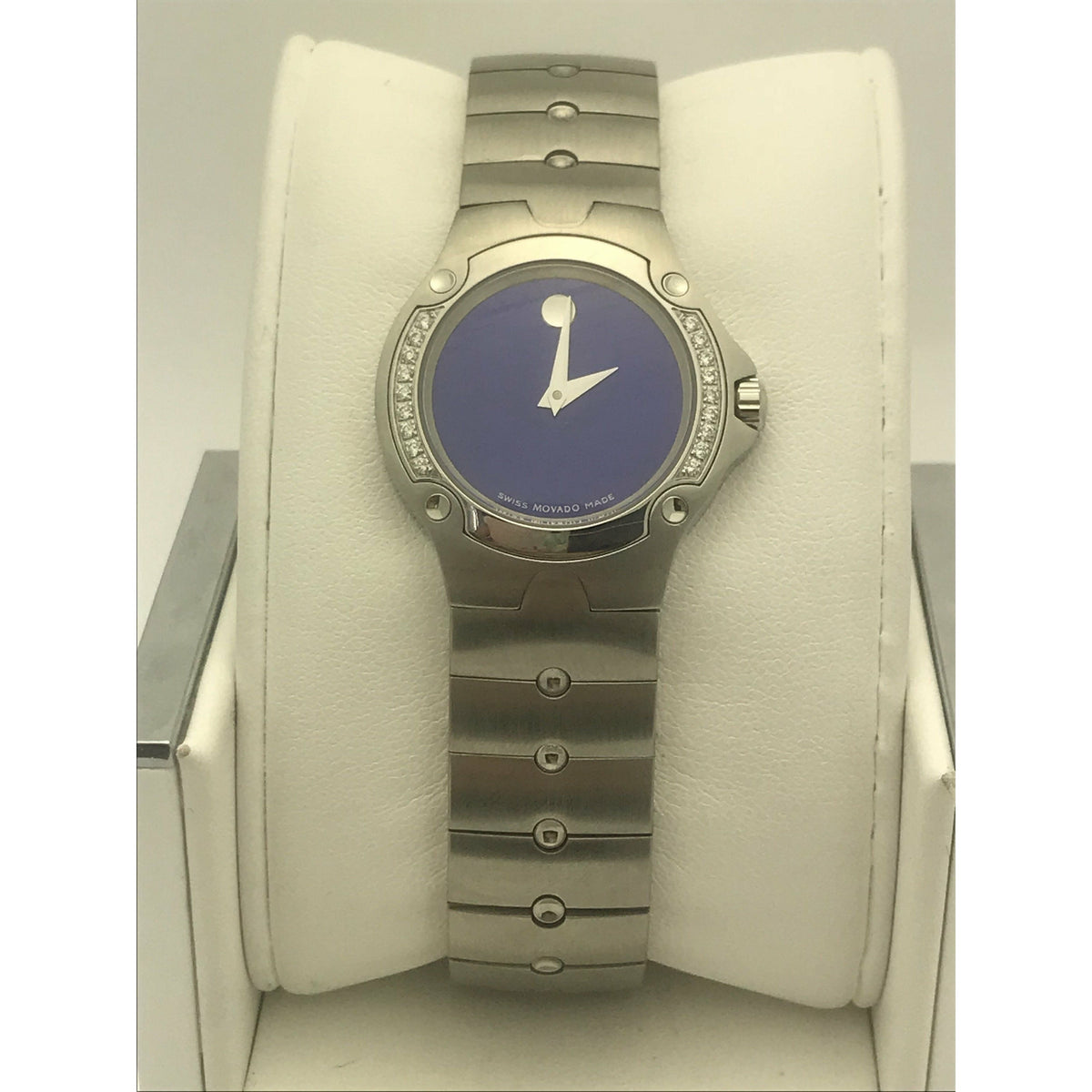 Movado Ladies SE Sports Edition Royal Blue Dial Stainless Steel Bracelet Watch 0604837