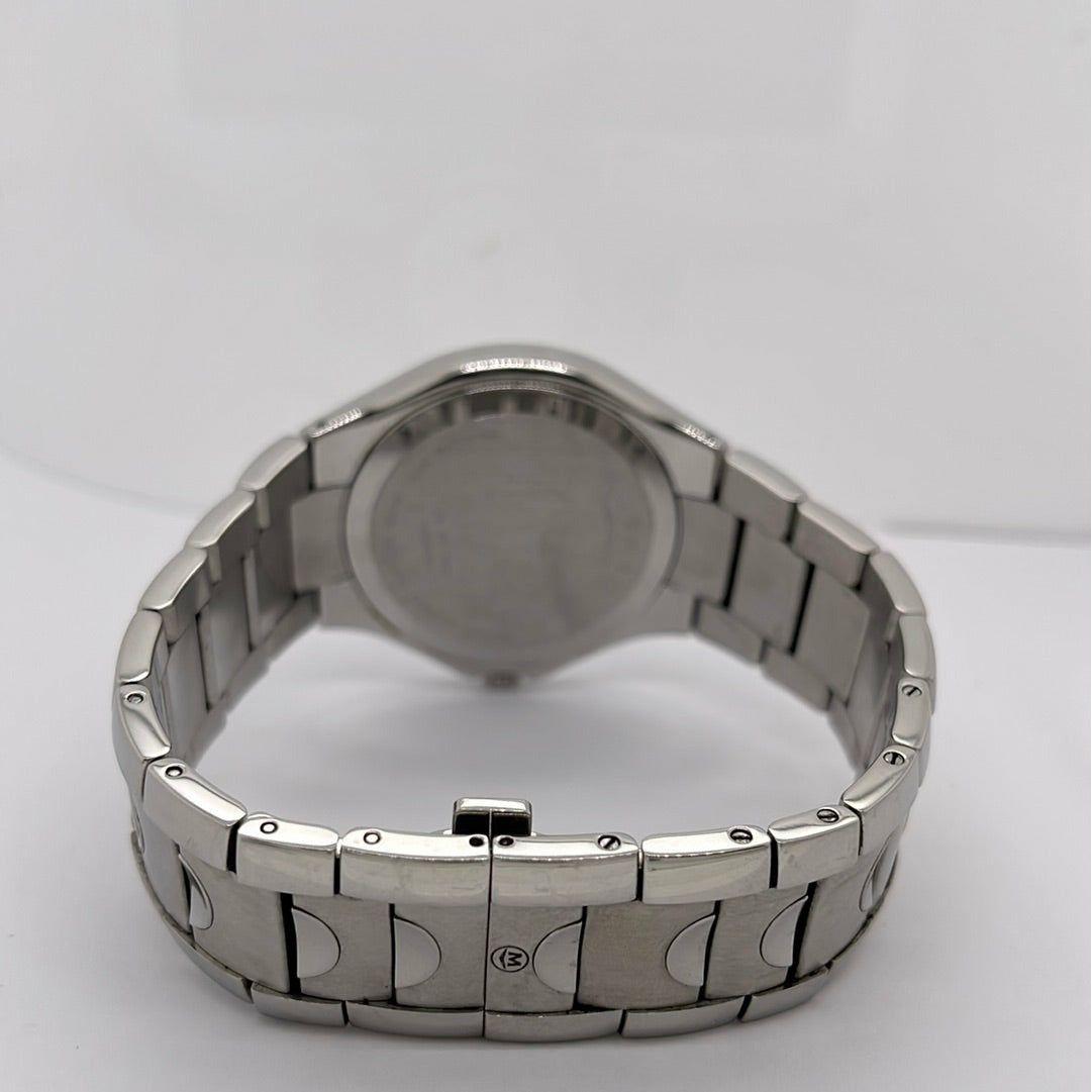 Movado Luno Men's Silver Dial Silver Stainless Steel Quartz Bracelet Watch 84G11853