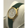 Citizen Ladies White Dial Green Leather Strap Watch 0082916