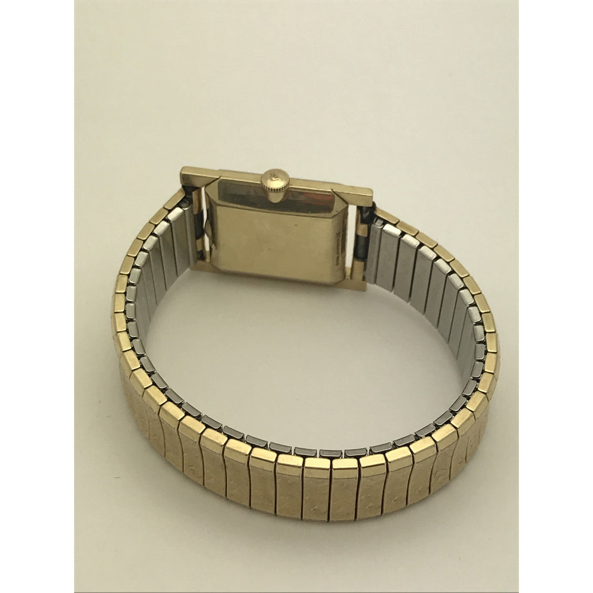 Wittnauer Unisex 14K Gold Case Stretch Band Watch
