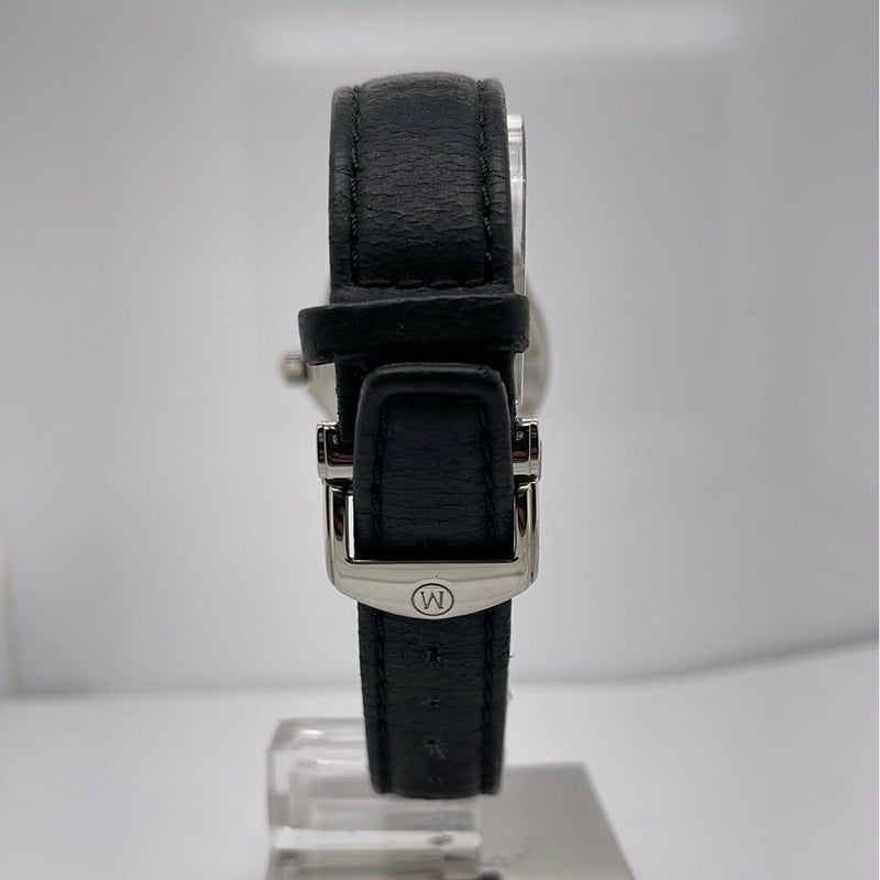 Movado Kingmatic Unisex Black Dial Black Leather Strap Auto Watch 0604242