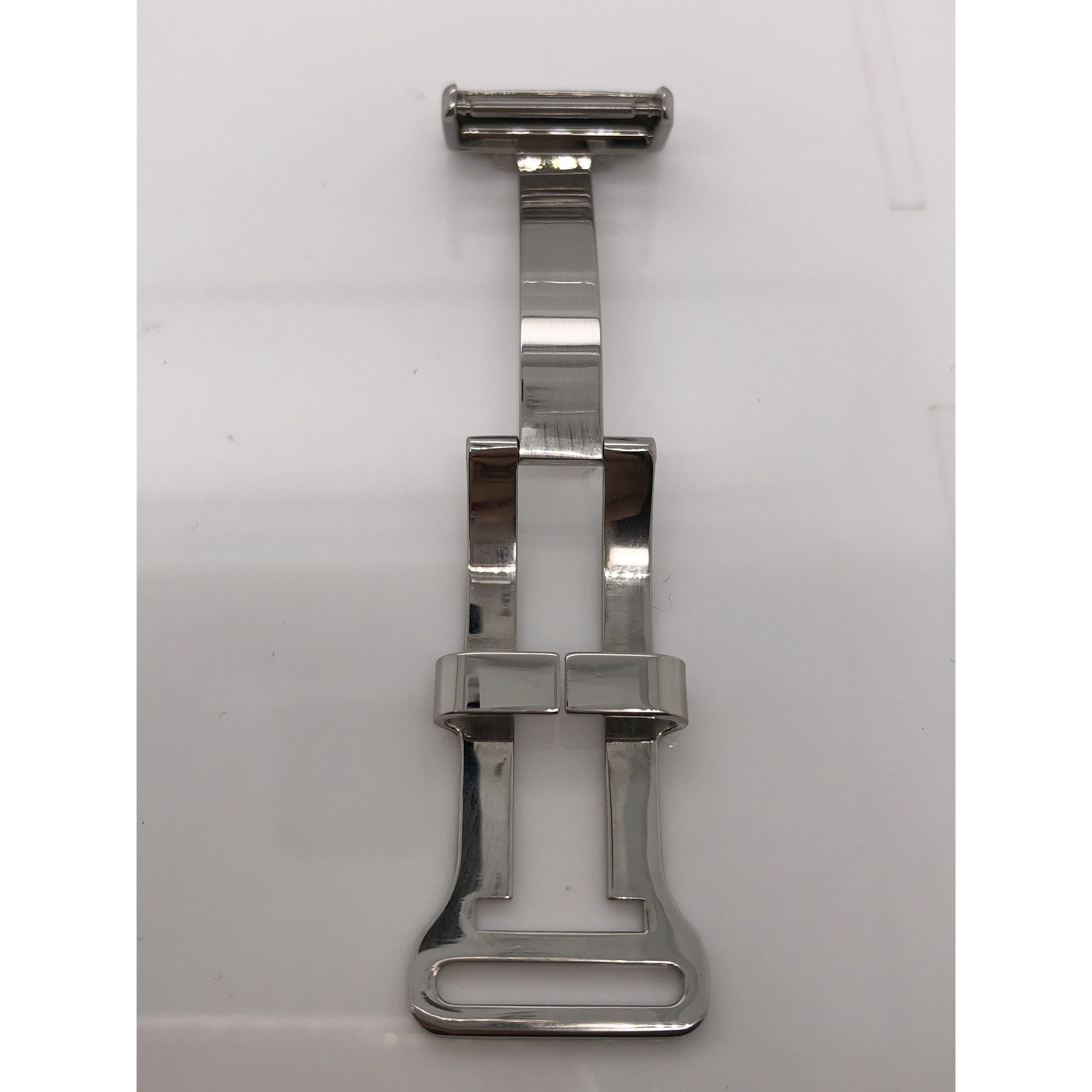 Breitling Toka Silver Stainless Steel Fold Over Buckle 16 mm A16D