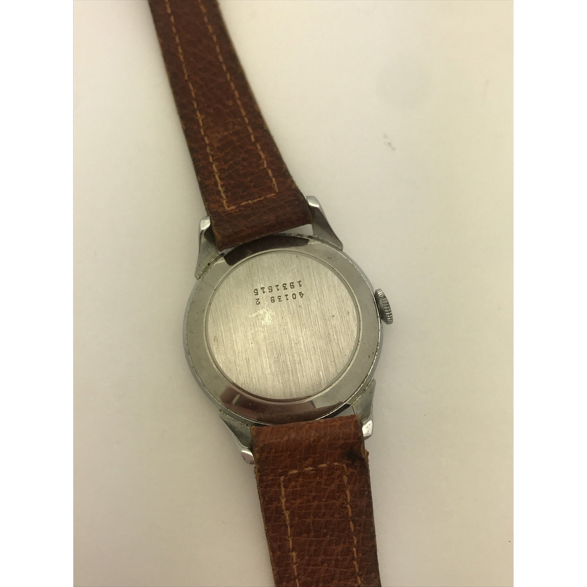 Certina Kurth Freres Ladies White Dial Brown Leather Band Watch 40139