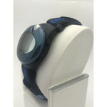 Pulsar Spoon Men's Black & Blue Fabric Velcro Strap Digital Watch PZX015S