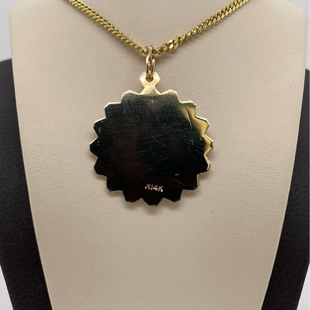 14K Yellow Gold Boy Charm Pendant P053