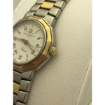 Baume & Mercier Ladies Riviera White Dial Two Tone Stainless Steel Watch 195198