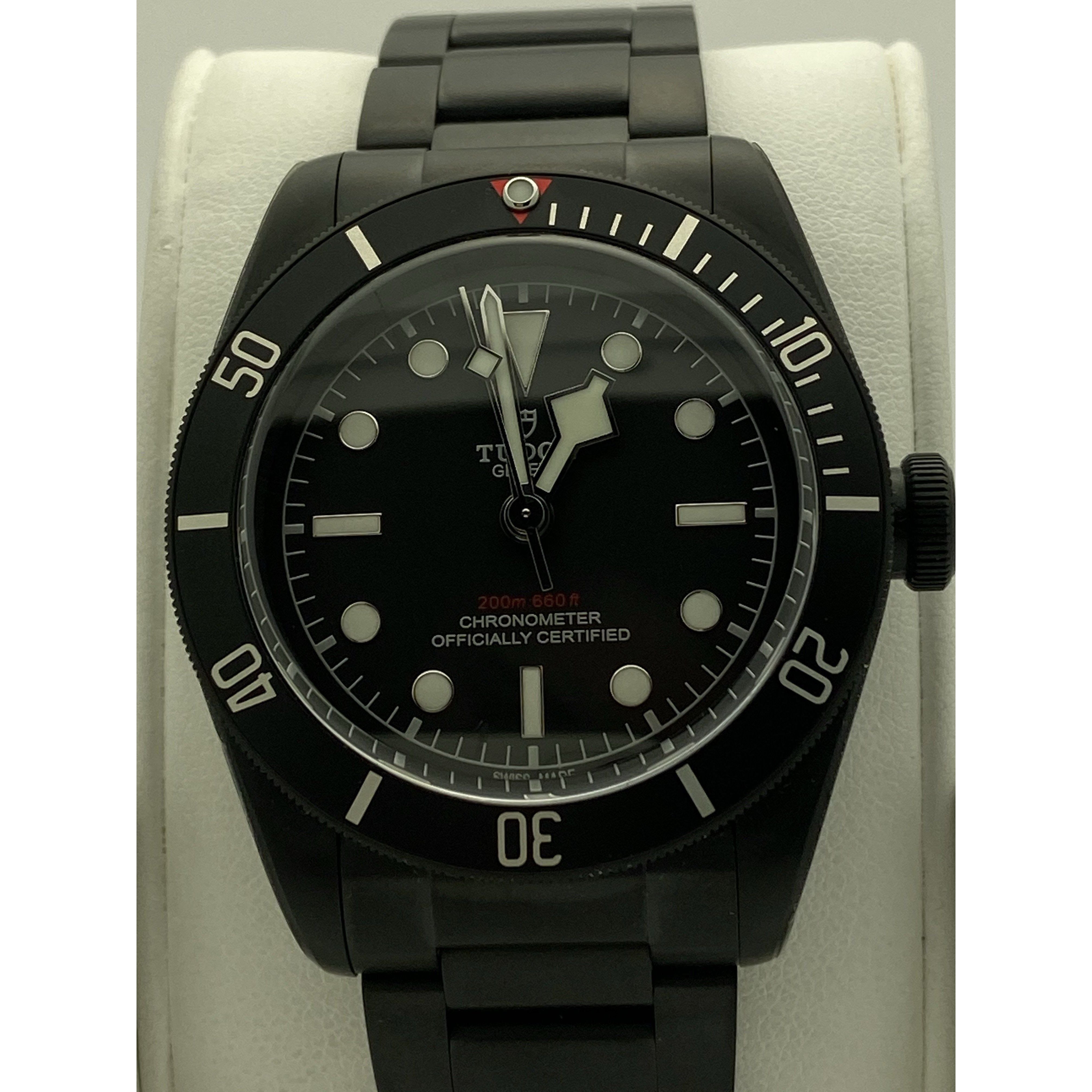 Tudor Geneve Men's Heritage Black Bay Dark Automatic Watch