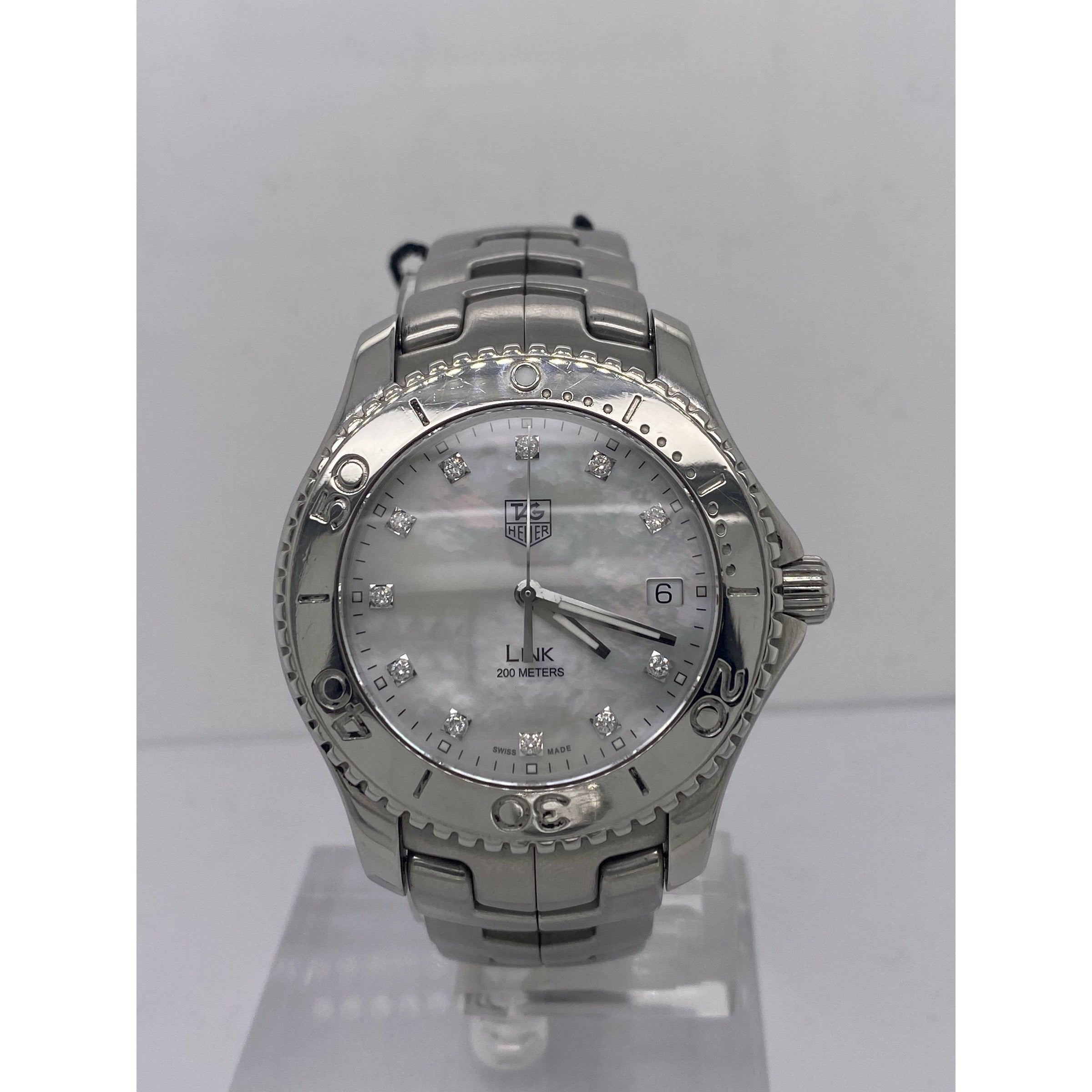 Tag Heuer Ladies LINK Mother of Pearl Dial Silver Tone Stainless