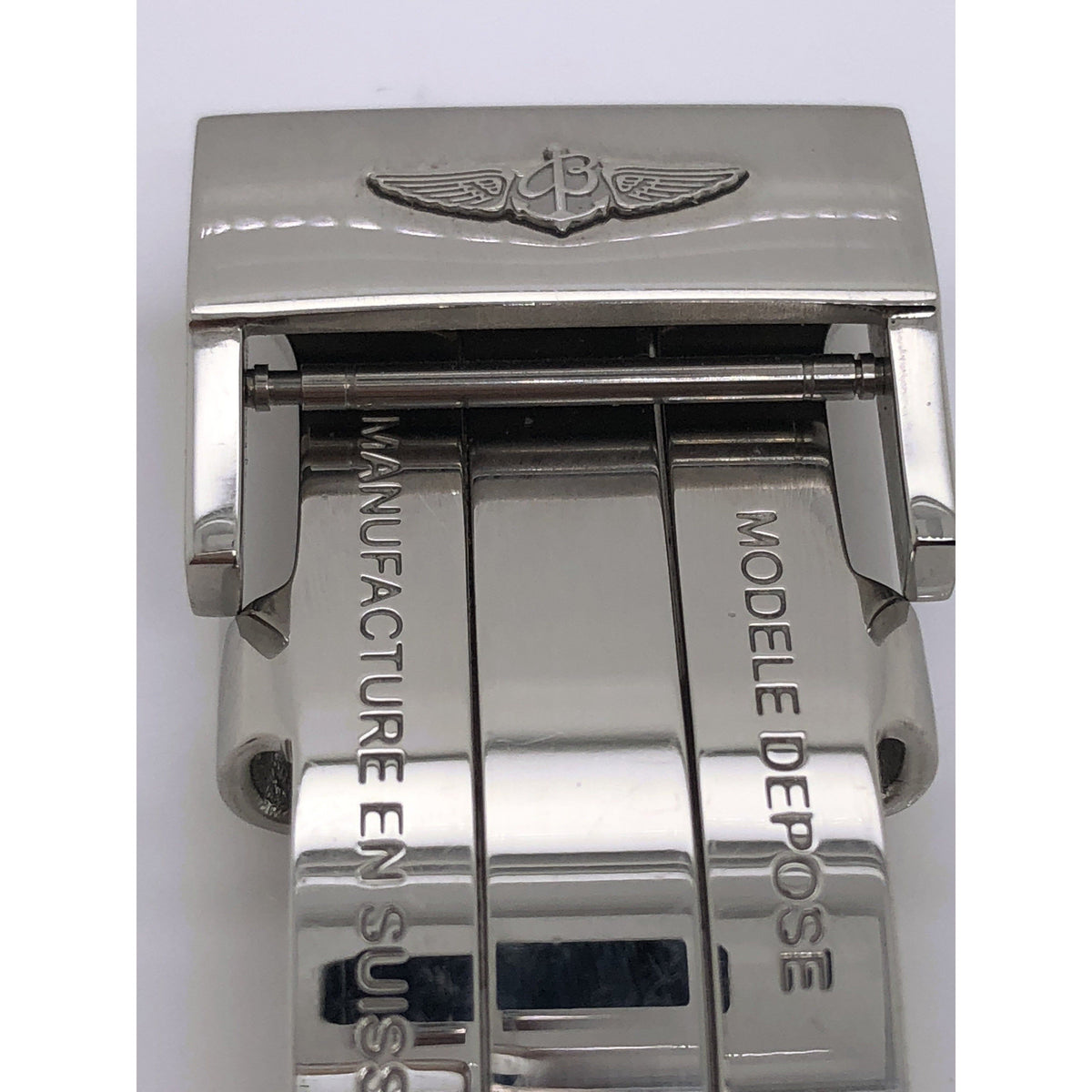 Breitling Toka Silver Stainless Steel Fold Over Buckle 20mm A20D.S