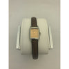 Emporio Armani Ladies Bronze Dial Brown Genuine Leather Strap Watch AR5507