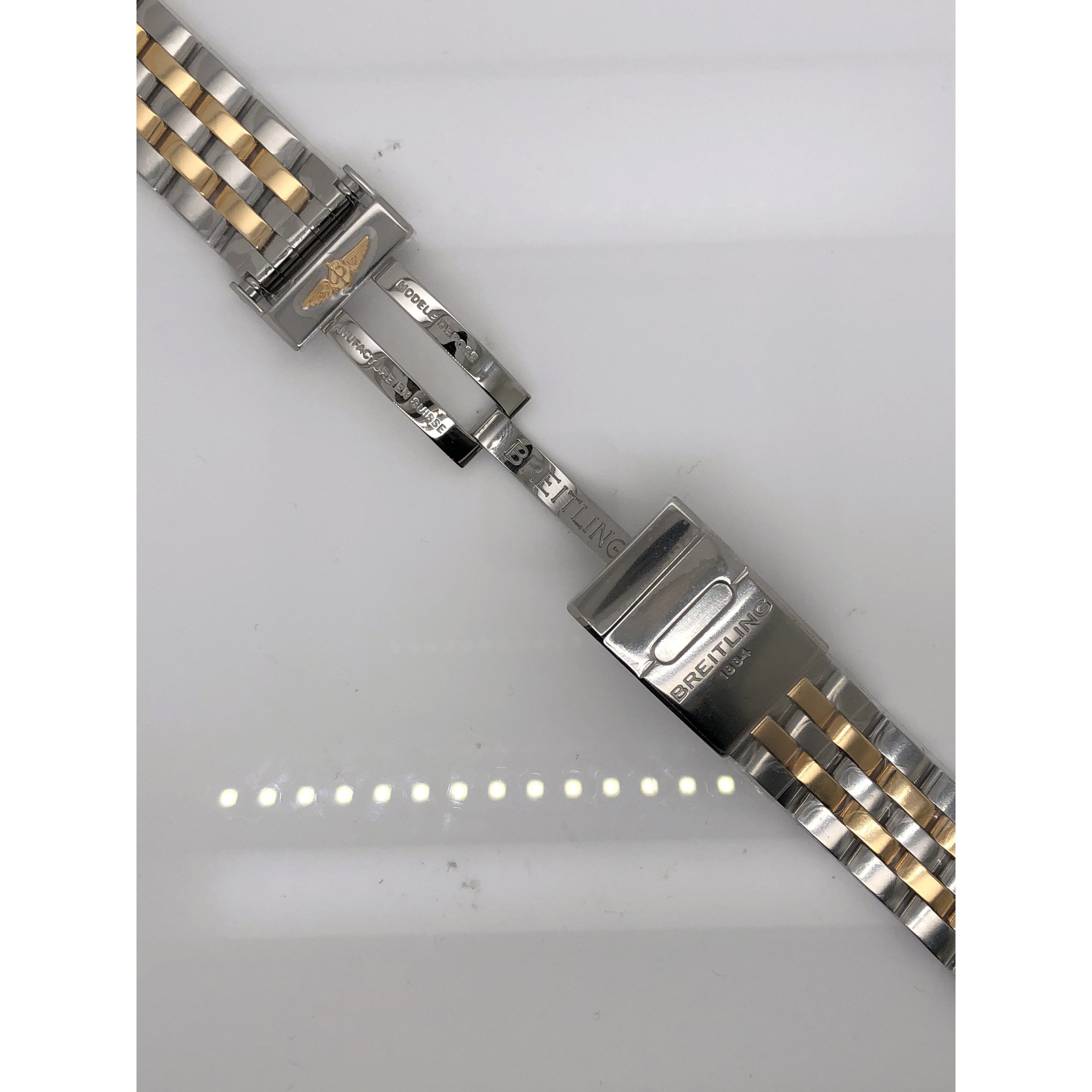 BREITLING ステンレススチール バックル Amazon.com: FUKUZL 22mm 24mm Silver Stainless Steel Watch