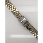 Breitling Two Tone Stainless Steel Strap Deployment Buckle 19-18mm 340D