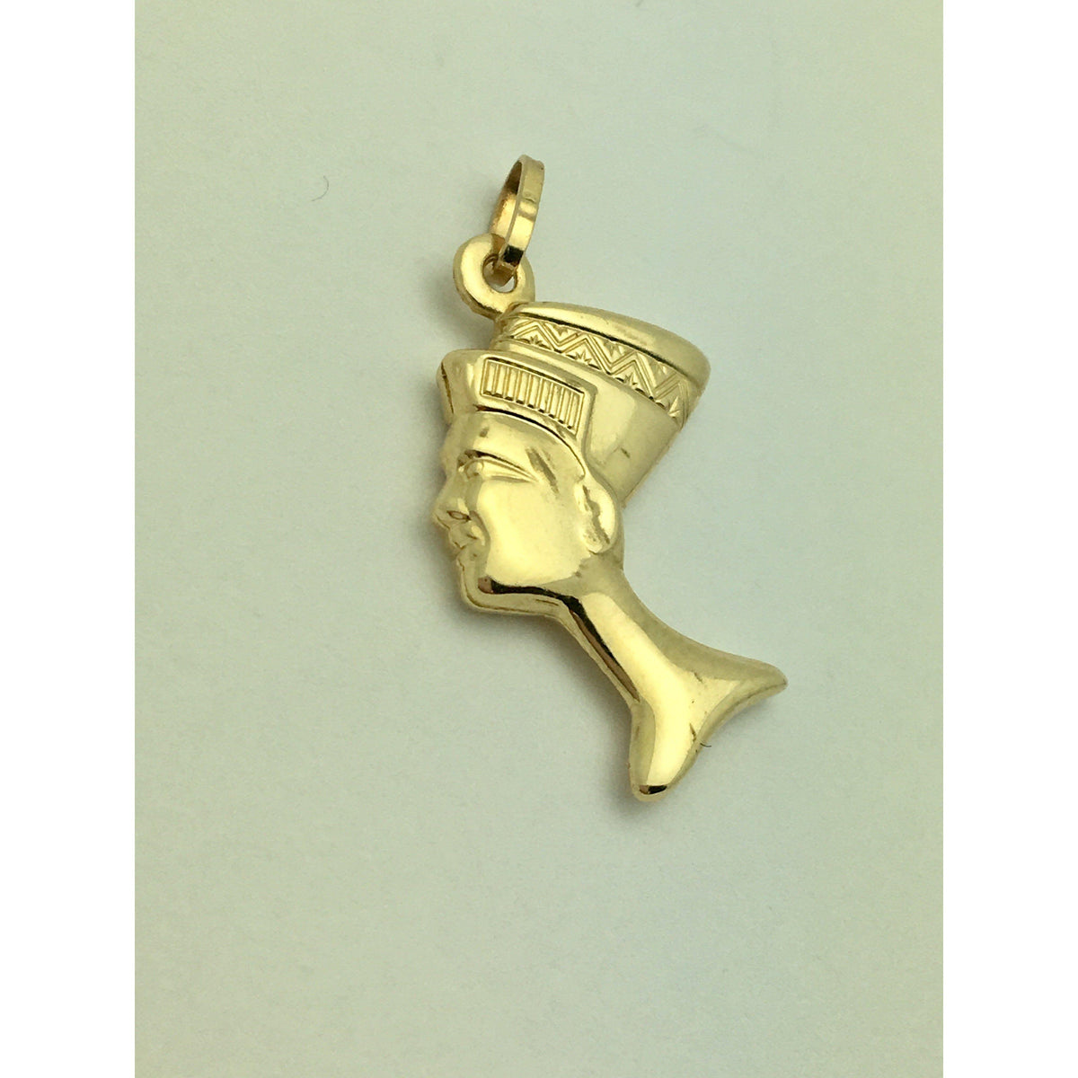 CHARJ038 14K Yellow Gold Lady Pharaoh Charm
