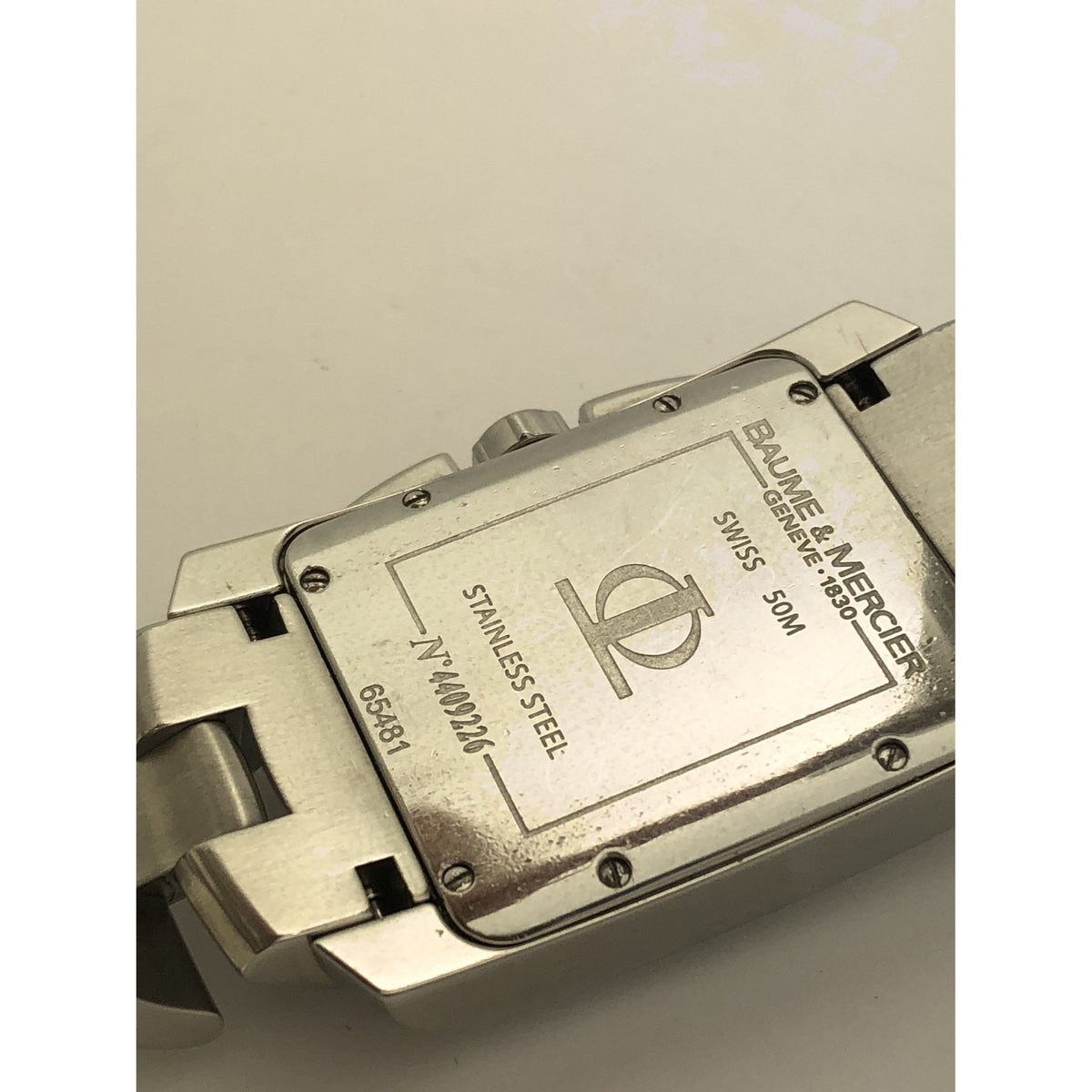 Baume Mercier Men's Hampton Chronograph Silver Dial Watch 65481