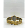 Movado Ladies Black Dial Yellow Gold Tone Bracelet Watch 0600711