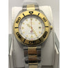 Invicta Men's Two Tone Stainless Steel Case and Bracelet White Dial Watch 3872