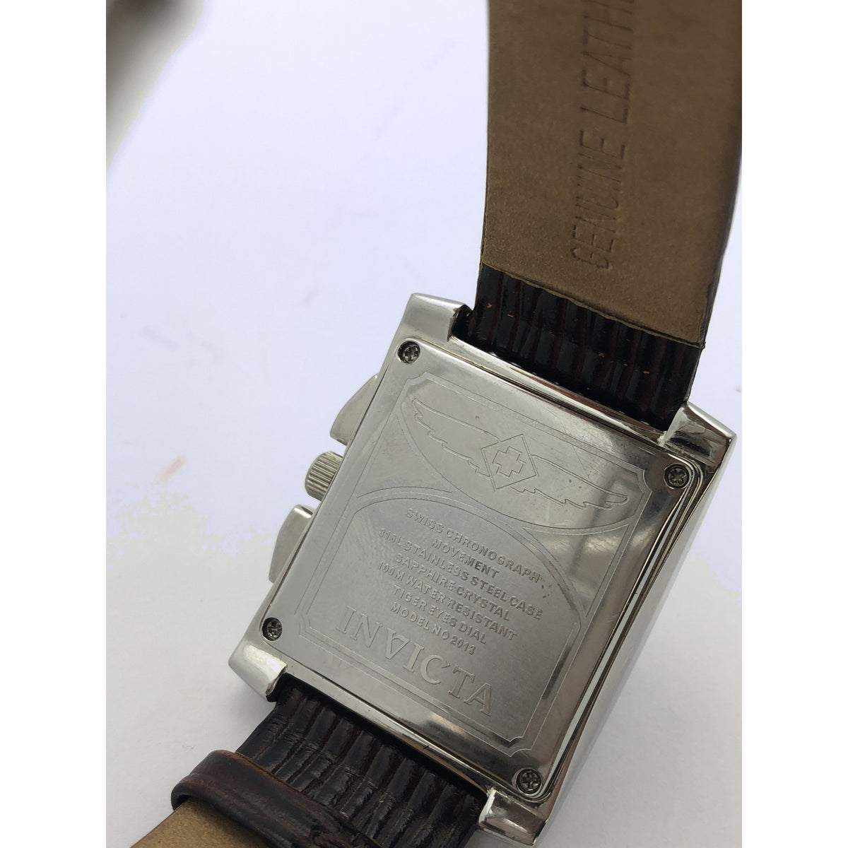 Invicta Unisex Swiss Chronograph Stainless Steel Case Tiger Eye Dial 2013