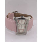 Invicta Ladies Silver Dial Pink Leather Strap Watch 2198