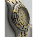 Bulova Ladies Marine Star Gold Tone Dial Two Tone Stainless Steel Watch 98M41