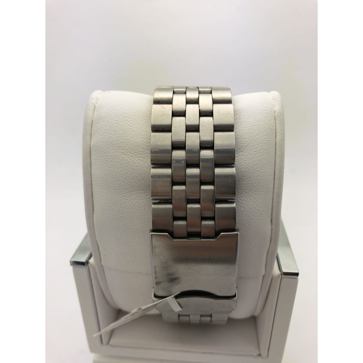 St. Moritz Men's White Dial Silver Tone Stainless Steel Watch 2113