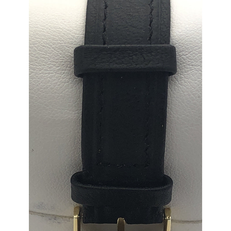 Citizen Men's Collectors Item Quartz Gold Tone Dial Black Band Watch 8103090
