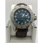 Invicta Men's Green Dial Brown Leather Strap Watch 0505