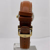 Movado Vizio Ladies White Dial Light Brown Leather Band Watch 1603924