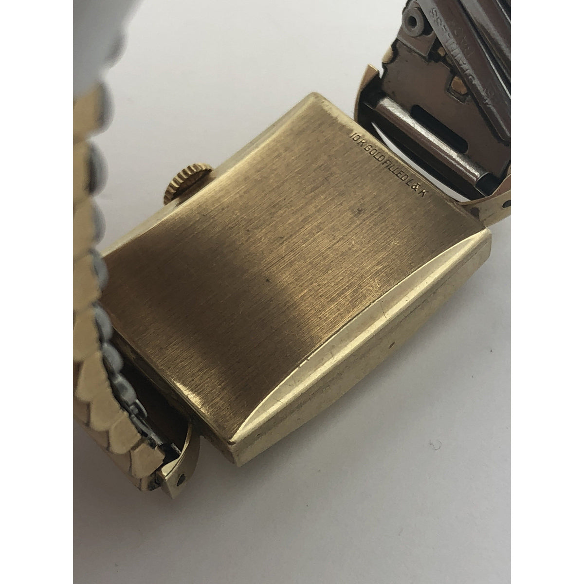Wittnauer Ladies Beige Dial Gold Tone Stainless Steel Watch