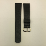 STPBL18MM001 Pulsar Black Genuine Leather Strap OEM With Stainless Steel Buckle